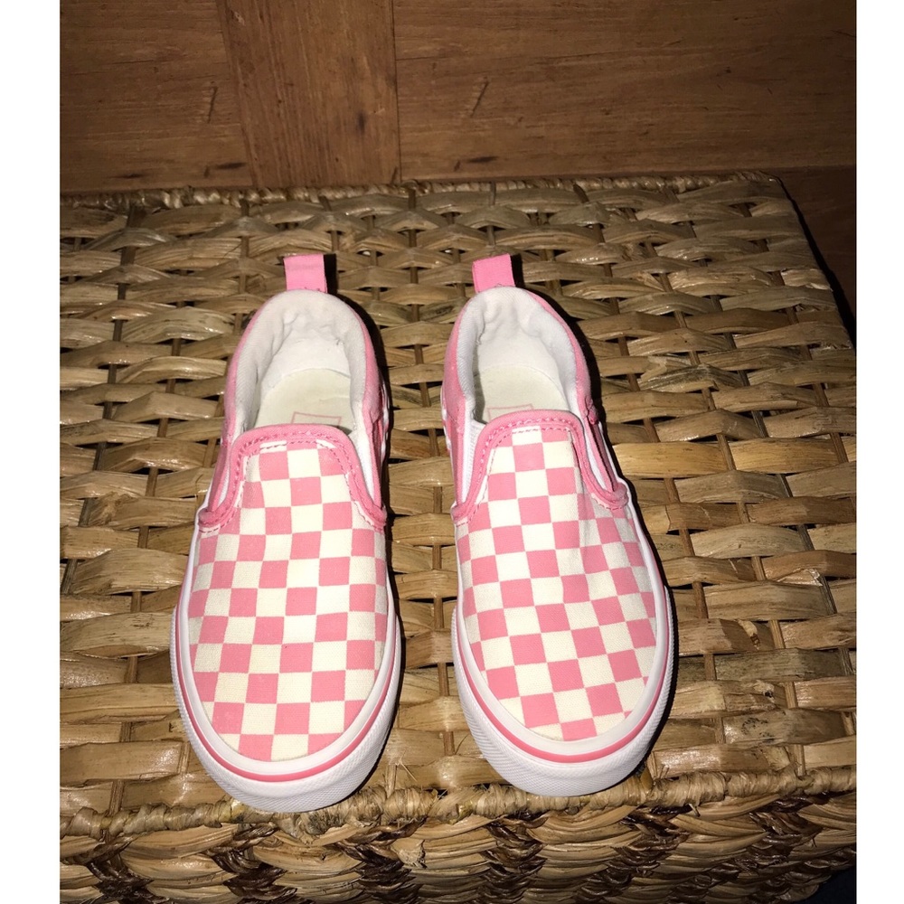 Vans Kids Checkerboard Slides